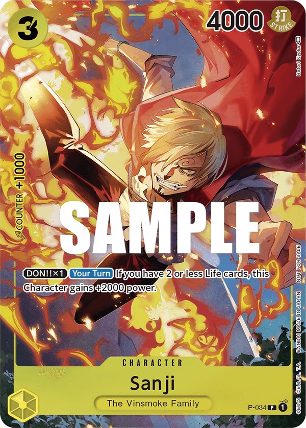 Sanji (Event Pack Vol. 2) [One Piece Promotion Cards] | Good Games Adelaide SA