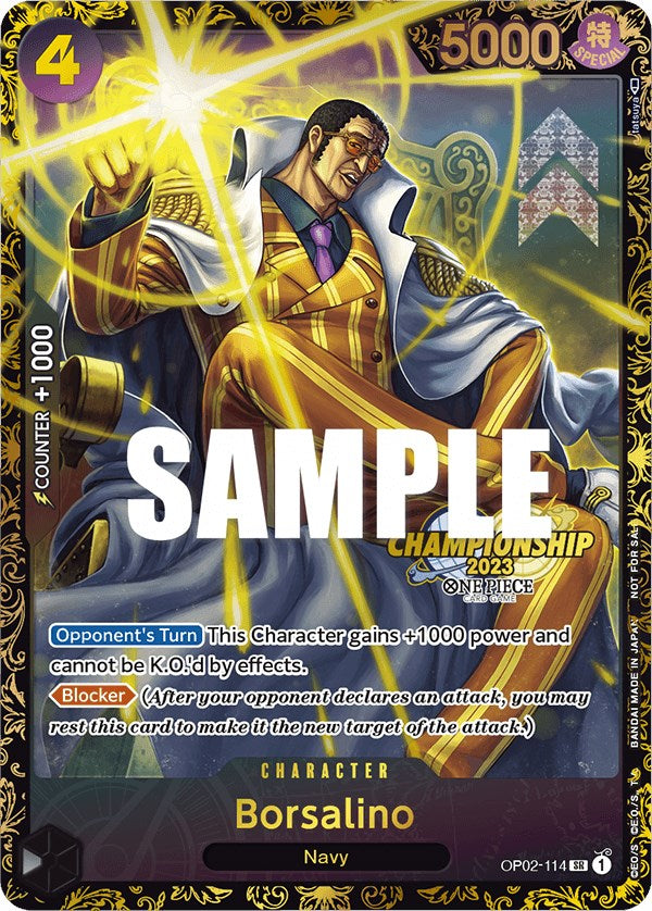 Borsalino (Championship 2023) [One Piece Promotion Cards] | Good Games Adelaide SA