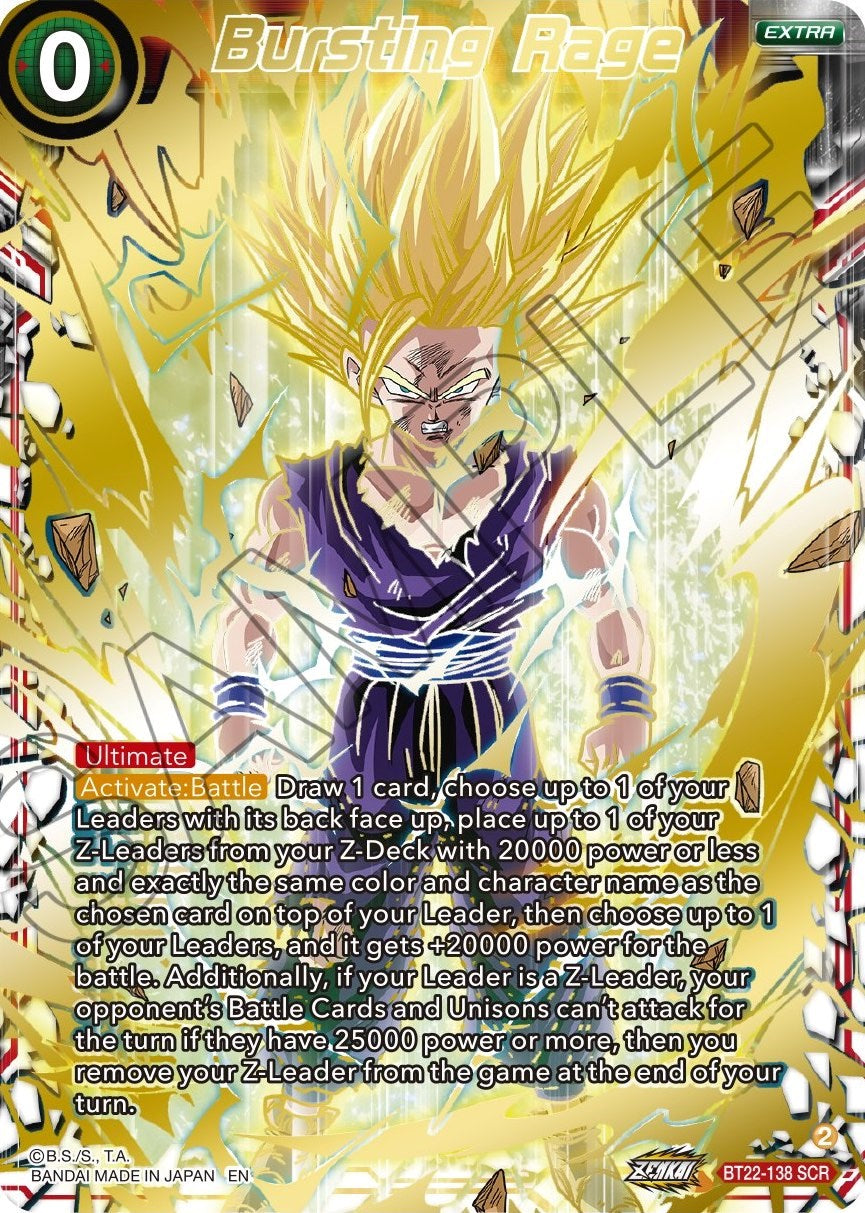 Bursting Rage (BT22-138) [Critical Blow] | Good Games Adelaide SA