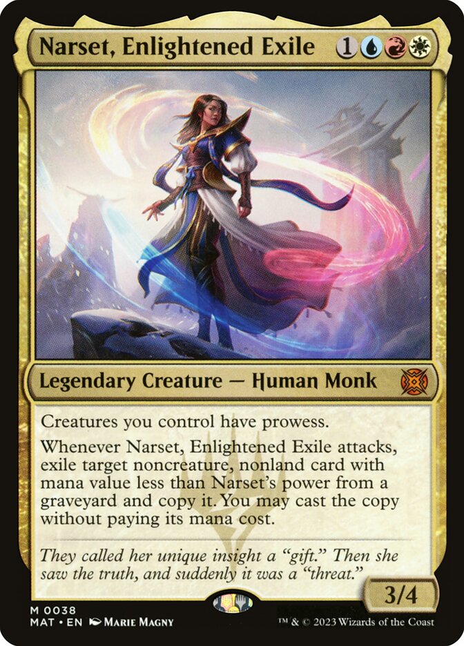 Narset, Enlightened Exile 38 (March of the Machine: The Aftermath)  - Foil | Good Games Adelaide SA