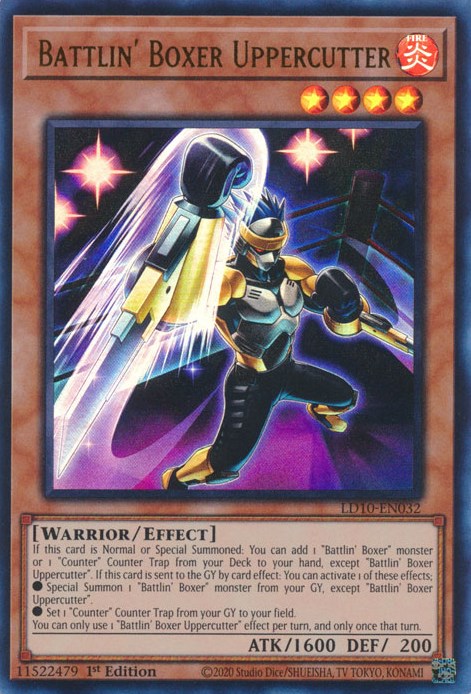 Battlin' Boxer Uppercutter [LD10-EN032] Ultra Rare | Good Games Adelaide SA