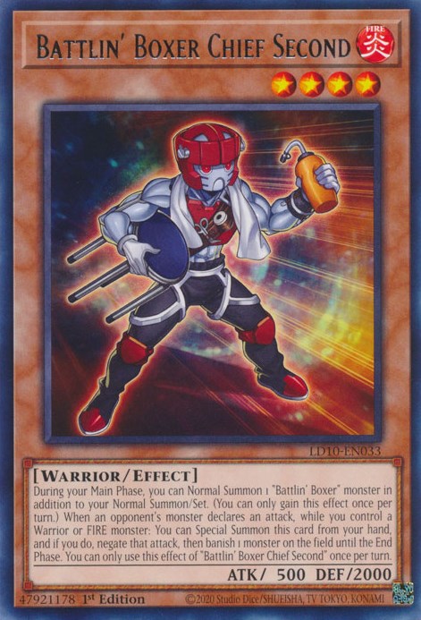 Battlin' Boxer Chief Second [LD10-EN033] Rare | Good Games Adelaide SA