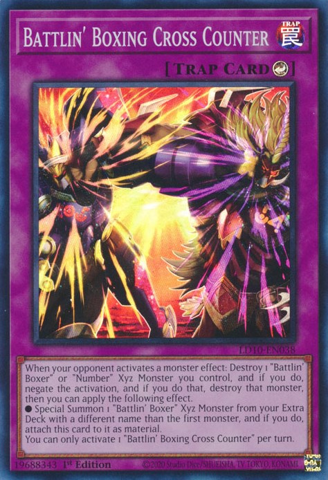 Battlin' Boxing Cross Counter [LD10-EN038] Super Rare | Good Games Adelaide SA