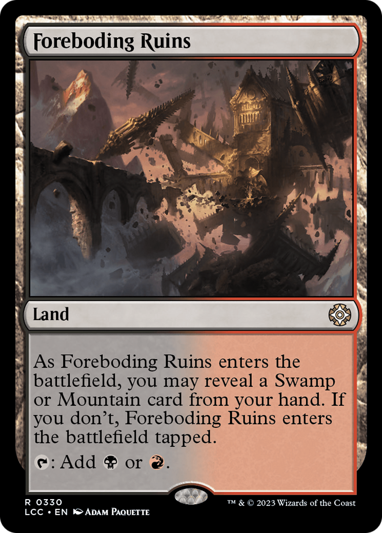 Foreboding Ruins [The Lost Caverns of Ixalan Commander] | Good Games Adelaide SA