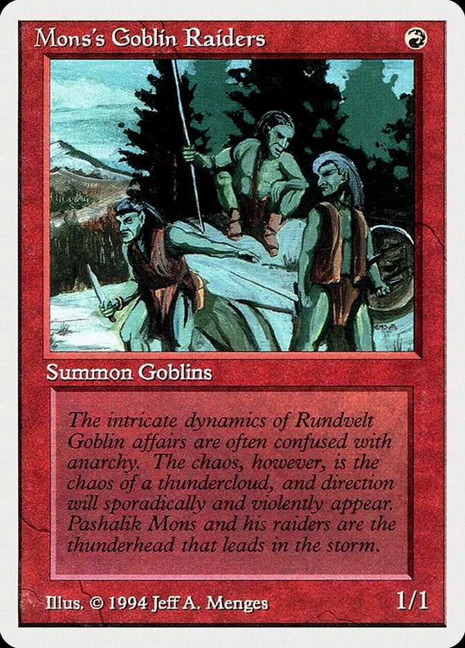 Mon's Goblin Raiders [Summer Magic / Edgar] | Good Games Adelaide SA