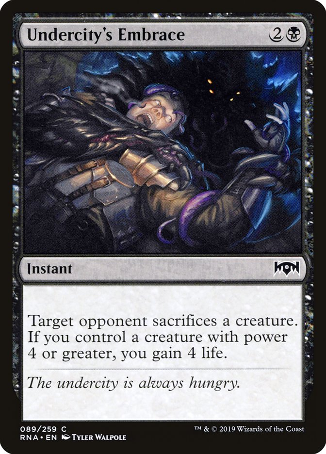 Undercity's Embrace [Ravnica Allegiance] | Good Games Adelaide SA
