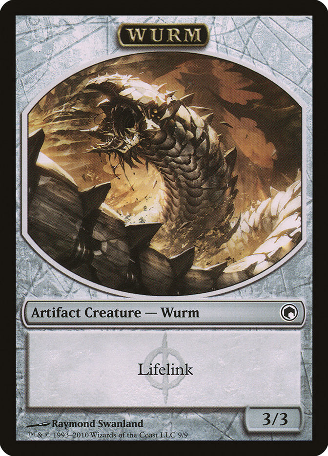 Wurm (Lifelink) [Scars of Mirrodin Tokens] | Good Games Adelaide SA