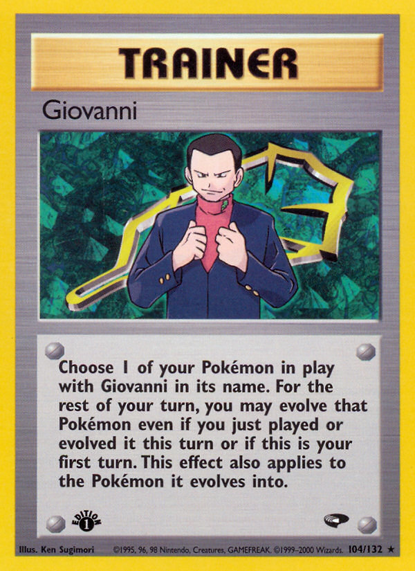 Giovanni (104/132) [Gym Challenge 1st Edition] | Good Games Adelaide SA
