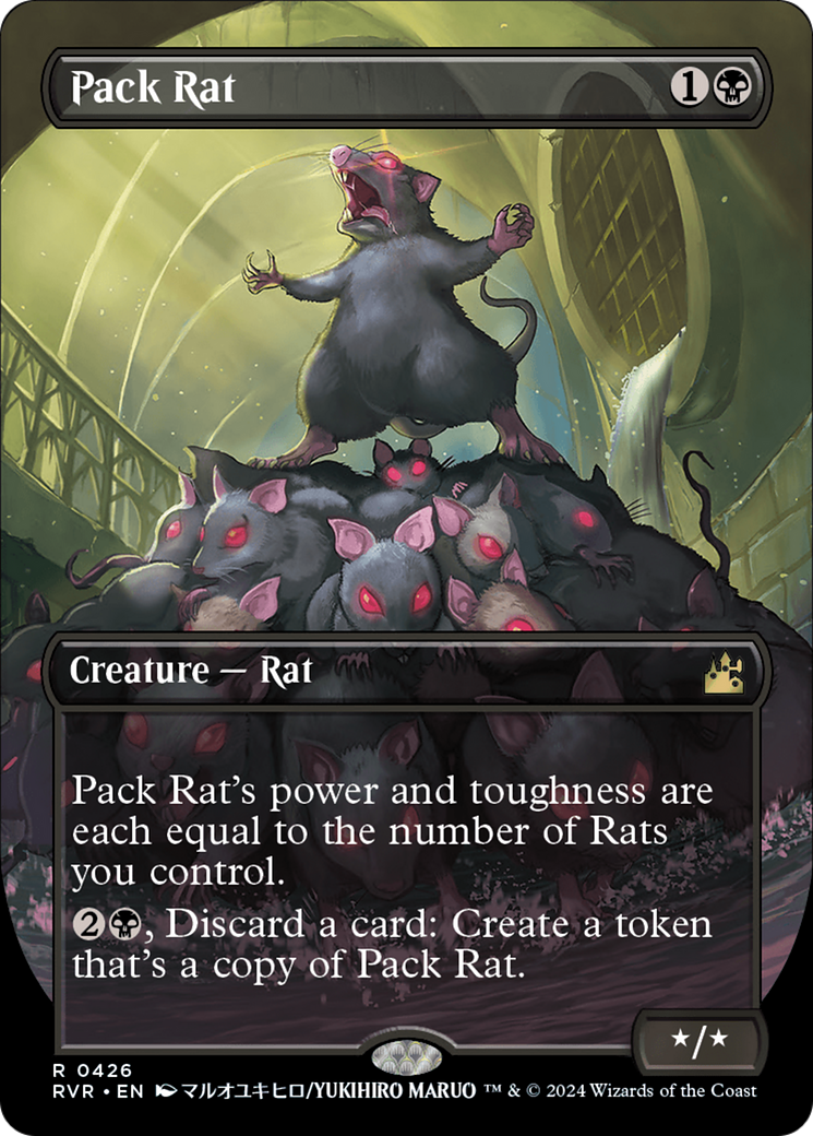 Pack Rat (Anime Borderless) [Ravnica Remastered] | Good Games Adelaide SA