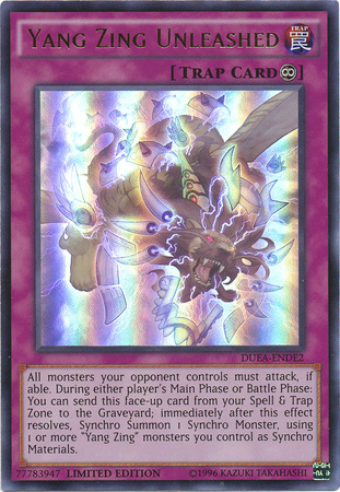 Yang Zing Unleashed [DUEA-ENDE2] Ultra Rare | Good Games Adelaide SA