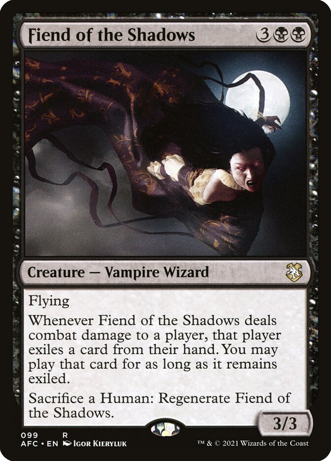 Fiend of the Shadows 99 (Commander: Adventures in the Forgotten Realms)  | Good Games Adelaide SA
