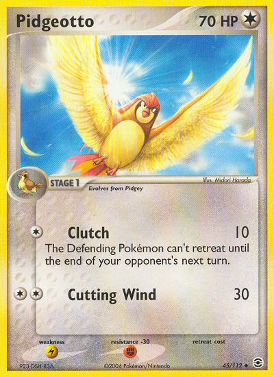 Pidgeotto (45/112) [EX: FireRed & LeafGreen] | Good Games Adelaide SA