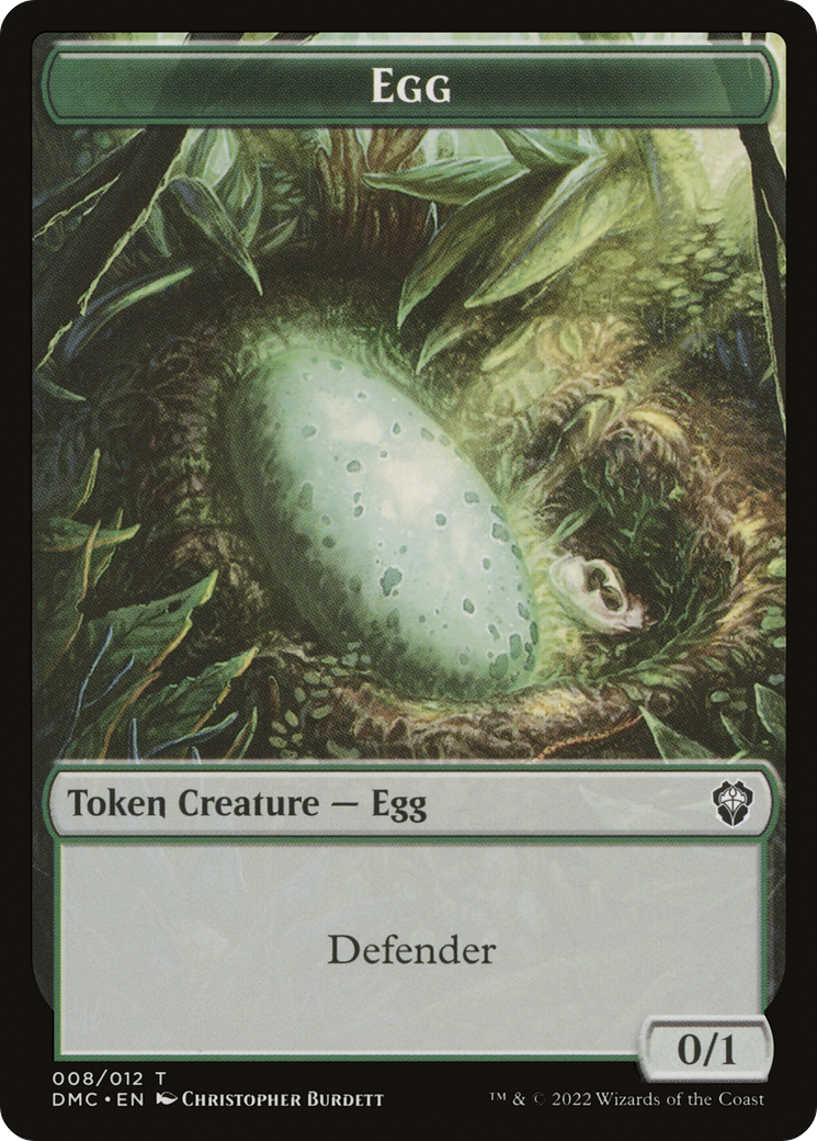 Treasure // Egg Double-Sided Token [Secret Lair Drop Series] | Good Games Adelaide SA