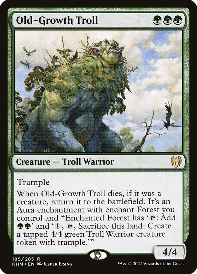 Old-Growth Troll 185 (Kaldheim)  | Good Games Adelaide SA