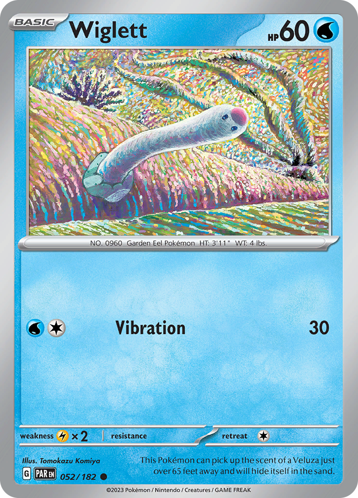 Wiglett (052/182) [Scarlet & Violet: Paradox Rift] | Good Games Adelaide SA