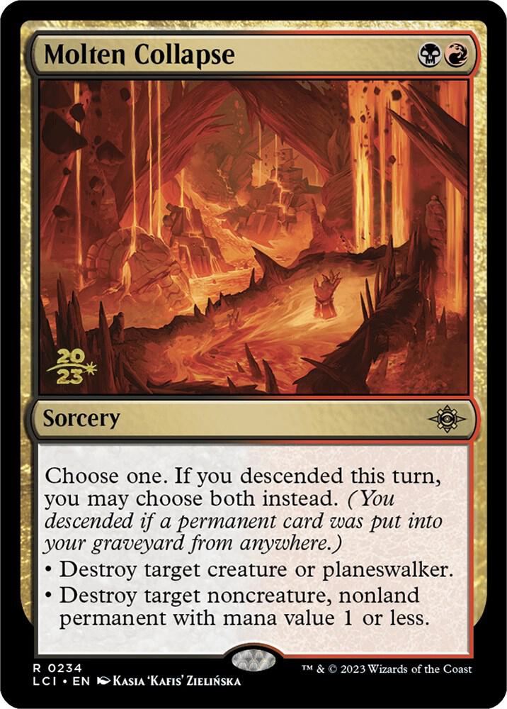 Molten Collapse 234 (Prerelease Cards)  - Foil | Good Games Adelaide SA