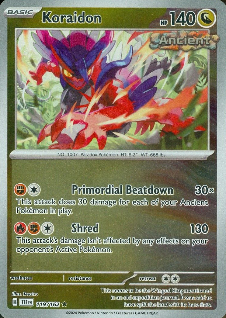 Koraidon (119/162) [Scarlet & Violet: Temporal Forces] | Good Games Adelaide SA