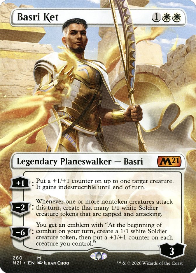 Basri Ket (Borderless) [Core Set 2021] | Good Games Adelaide SA