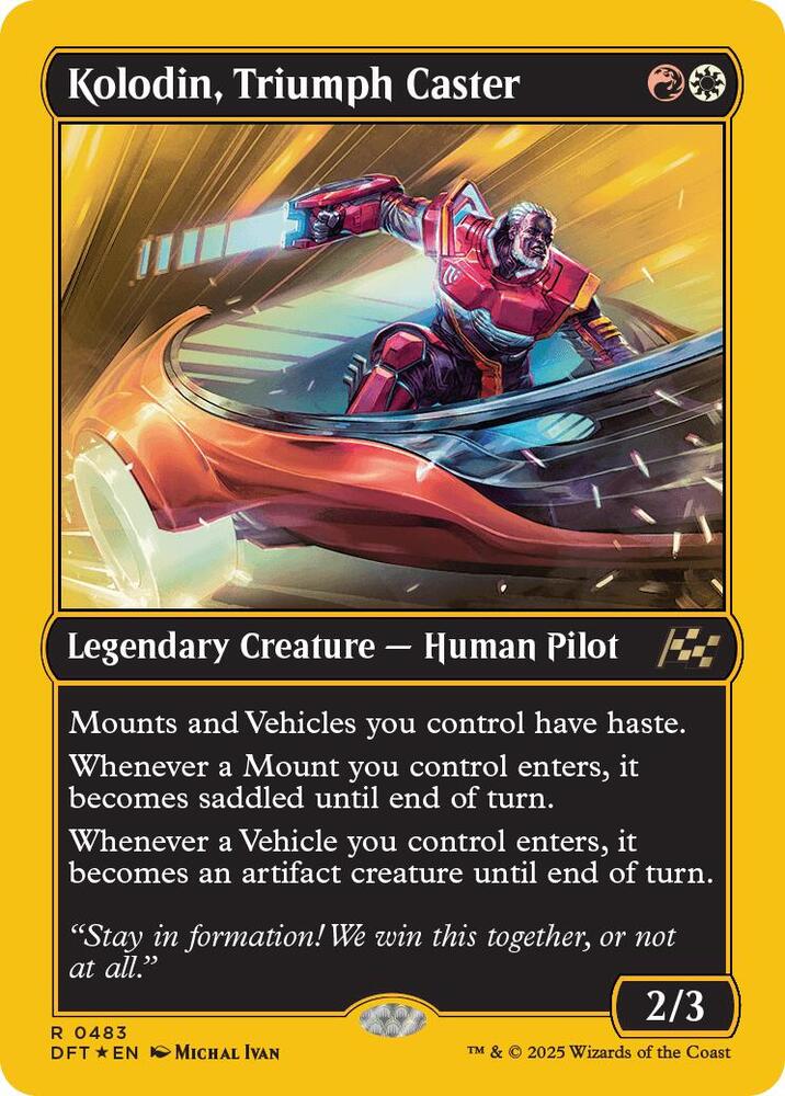 Kolodin, Triumph Caster 483 (Aetherdrift)  - Foil | Good Games Adelaide SA