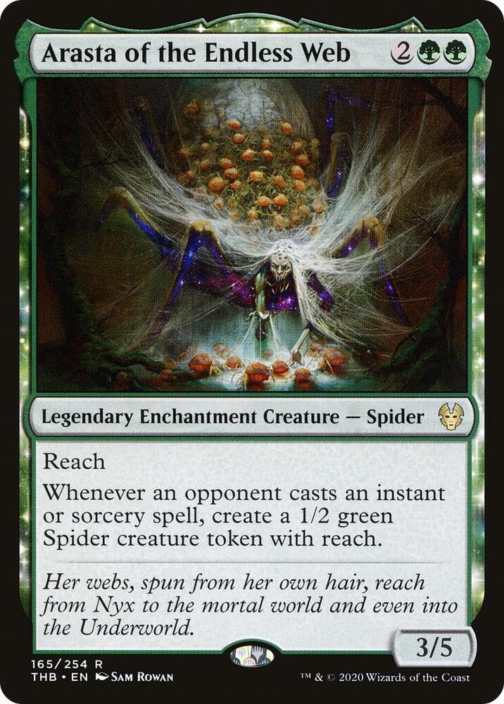 Arasta of the Endless Web 165 (Theros Beyond Death)  - Foil | Good Games Adelaide SA