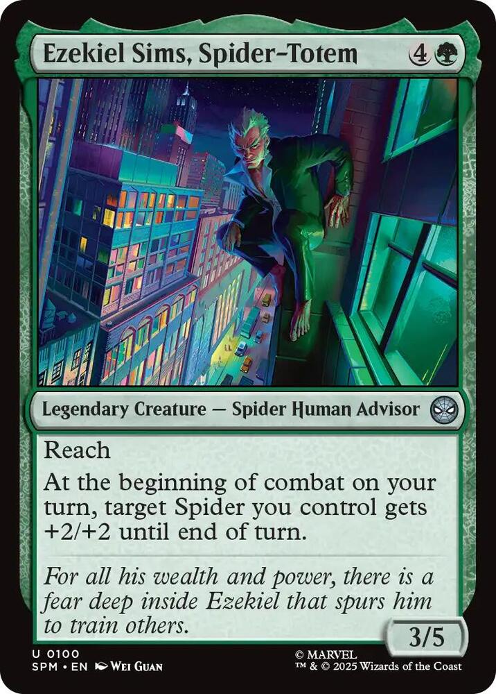 Ezekiel Sims, Spider-Totem 100 (Marvel's Spider-Man)  - Foil | Good Games Adelaide SA
