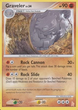 Graveler (2/11) [Diamond & Pearl: Trainer Kit - Lucario] | Good Games Adelaide SA