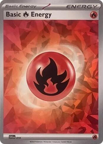 Basic Fire Energy 010 (SV07: Stellar Crown)  - Holofoil | Good Games Adelaide SA