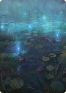 The Dead Marshes Art Card 79 (Art Series: Universes Beyond: The Lord of the Rings: Tales of Middle-earth)  | Good Games Adelaide SA