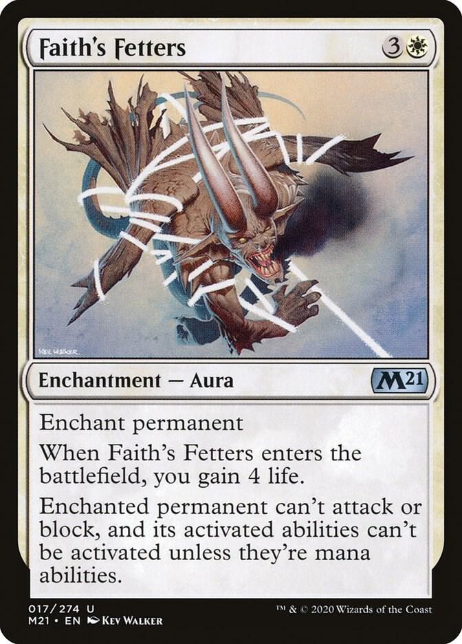 Faith's Fetters 17 (Core Set 2021)  - Foil | Good Games Adelaide SA