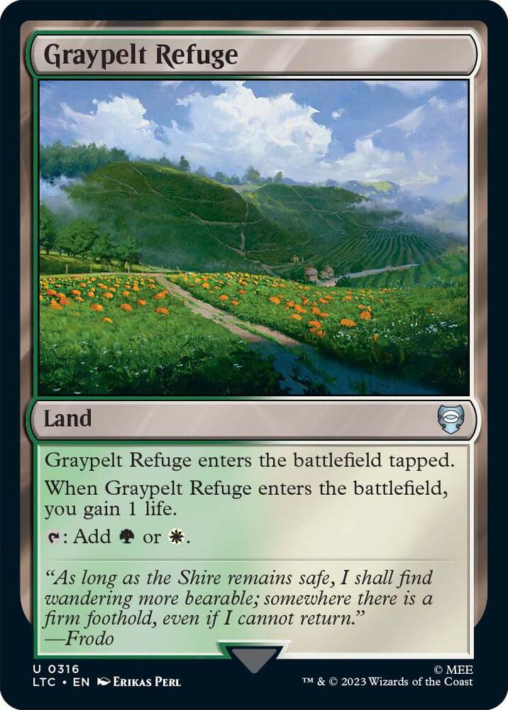Graypelt Refuge 316 (Commander: The Lord of the Rings: Tales of Middle-earth)  | Good Games Adelaide SA
