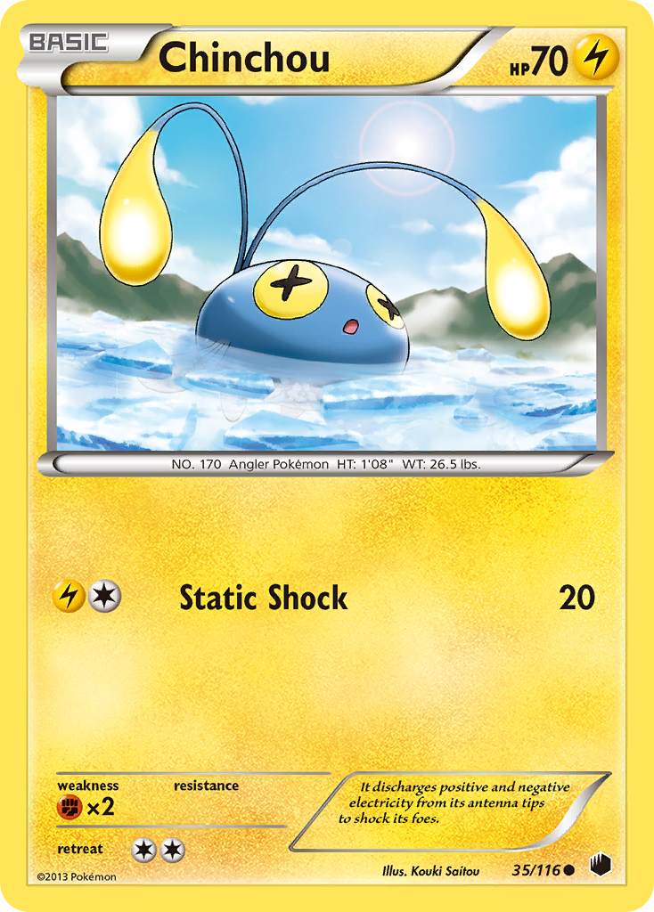 Chinchou (35/116) [Black & White: Plasma Freeze] | Good Games Adelaide SA