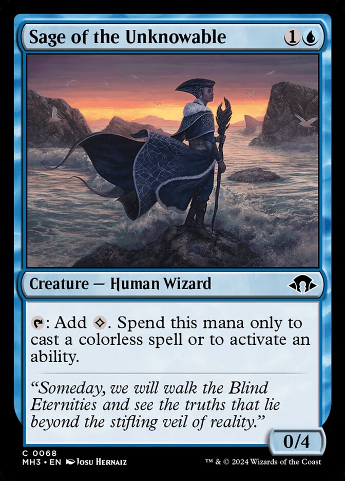 Sage of the Unknowable 68 (Modern Horizons 3)  - Foil | Good Games Adelaide SA