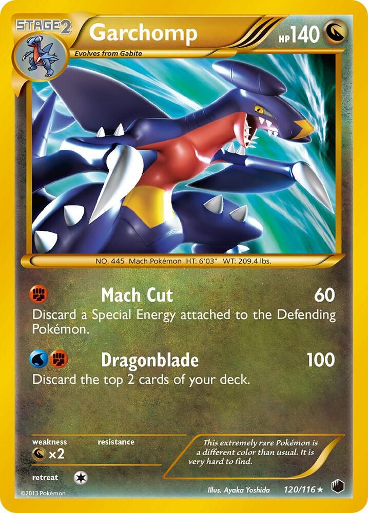 Garchomp 120 Secret Rare 120/116 (Plasma Freeze)  - Holofoil | Good Games Adelaide SA