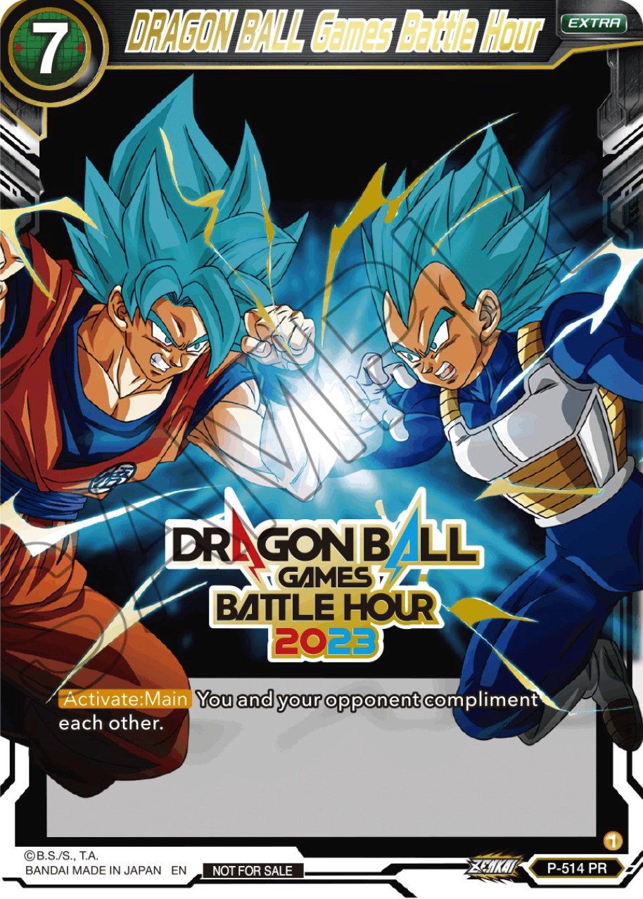 DRAGON BALL Games Battle Hour (Dragon Ball Games Battle Hour 2023 Promo Card Set) (P-514) [Promotion Cards] | Good Games Adelaide SA