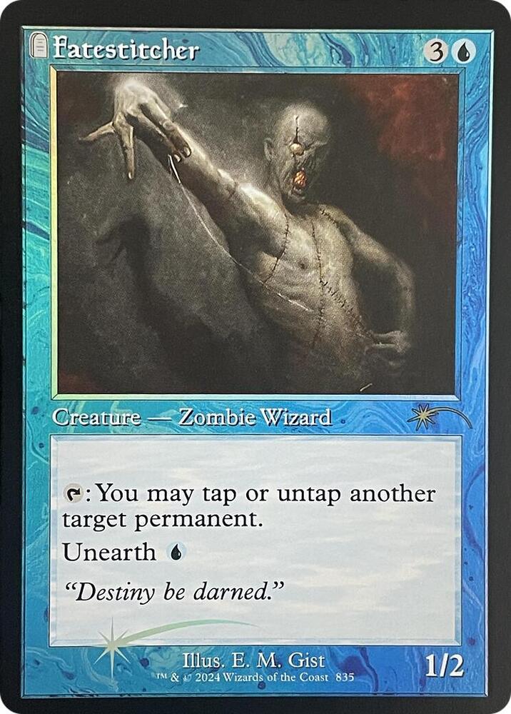 Fatestitcher Retro Frame 835 (Secret Lair Drop Series)  - Foil | Good Games Adelaide SA