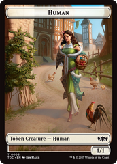 Human // Rat Double-Sided Token [Tarkir: Dragonstorm Commander Tokens] | Good Games Adelaide SA