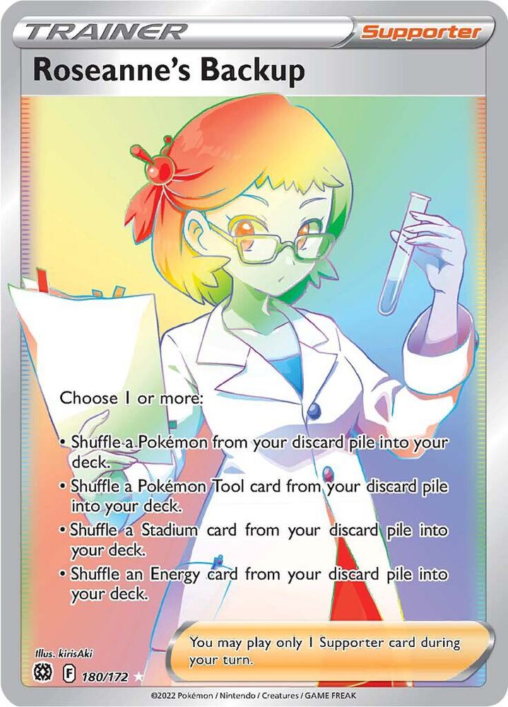 Roseanne's Backup Secret 180/172 (SWSH09: Brilliant Stars)  - Holofoil | Good Games Adelaide SA