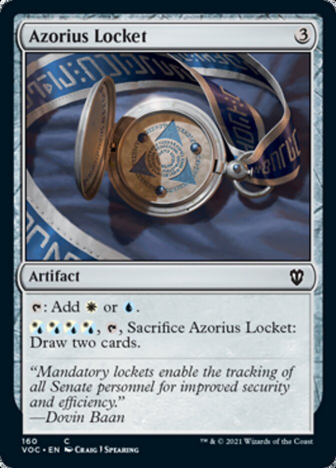 Azorius Locket [Innistrad: Crimson Vow Commander] | Good Games Adelaide SA