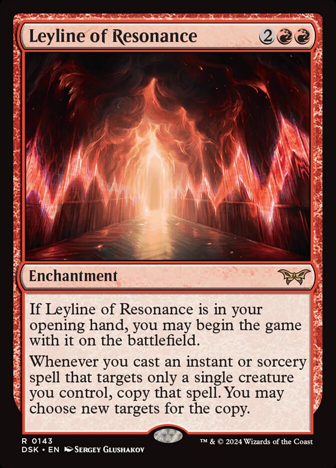 Leyline of Resonance 143 (Duskmourn: House of Horror)  - Foil | Good Games Adelaide SA