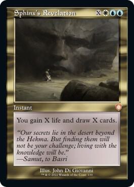 Sphinxs Revelation Retro Frame 130 (Commander: The Brothers' War)  | Good Games Adelaide SA