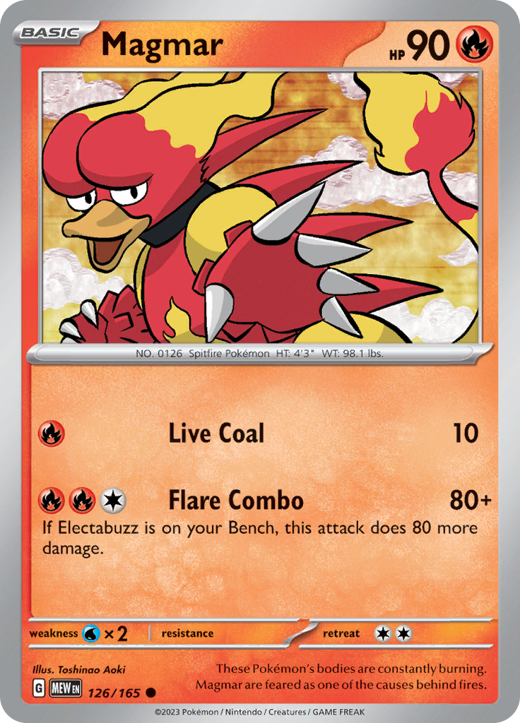 Magmar (126/165) [Scarlet & Violet: 151] | Good Games Adelaide SA
