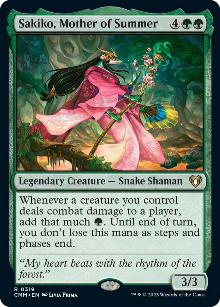 Sakiko, Mother of Summer [Commander Masters] | Good Games Adelaide SA