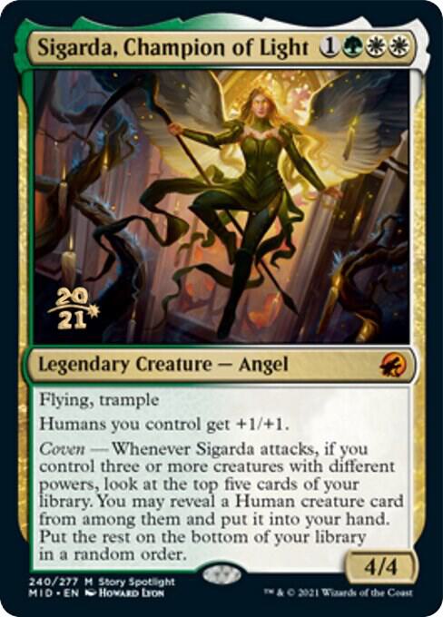 Sigarda Champion of Light 240 (Prerelease Cards)  - Foil | Good Games Adelaide SA