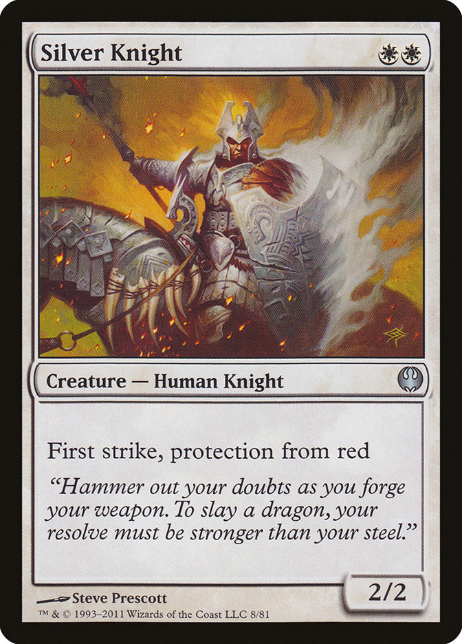 Silver Knight 8 (Duel Decks: Knights vs. Dragons)  | Good Games Adelaide SA
