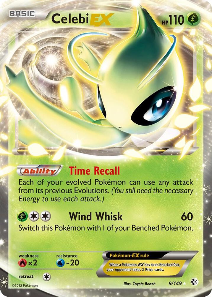Celebi EX 9/149 (Boundaries Crossed)  - Holofoil | Good Games Adelaide SA