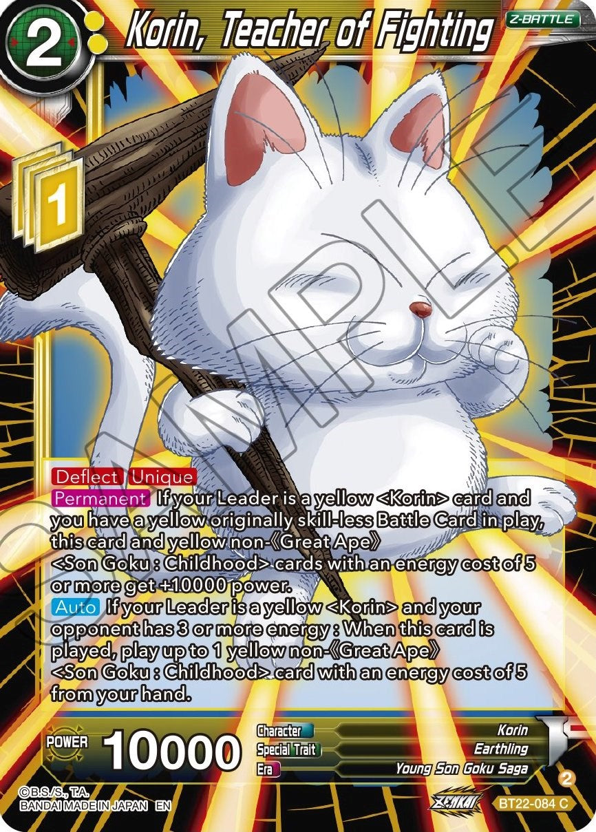 Korin, Teacher of Fighting (Bt22-084) [Critical Blow] | Good Games Adelaide SA