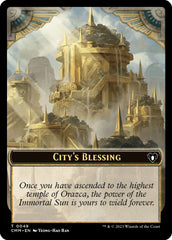 City's Blessing // Dragon Egg Double-Sided Token [Commander Masters Tokens] | Good Games Adelaide SA