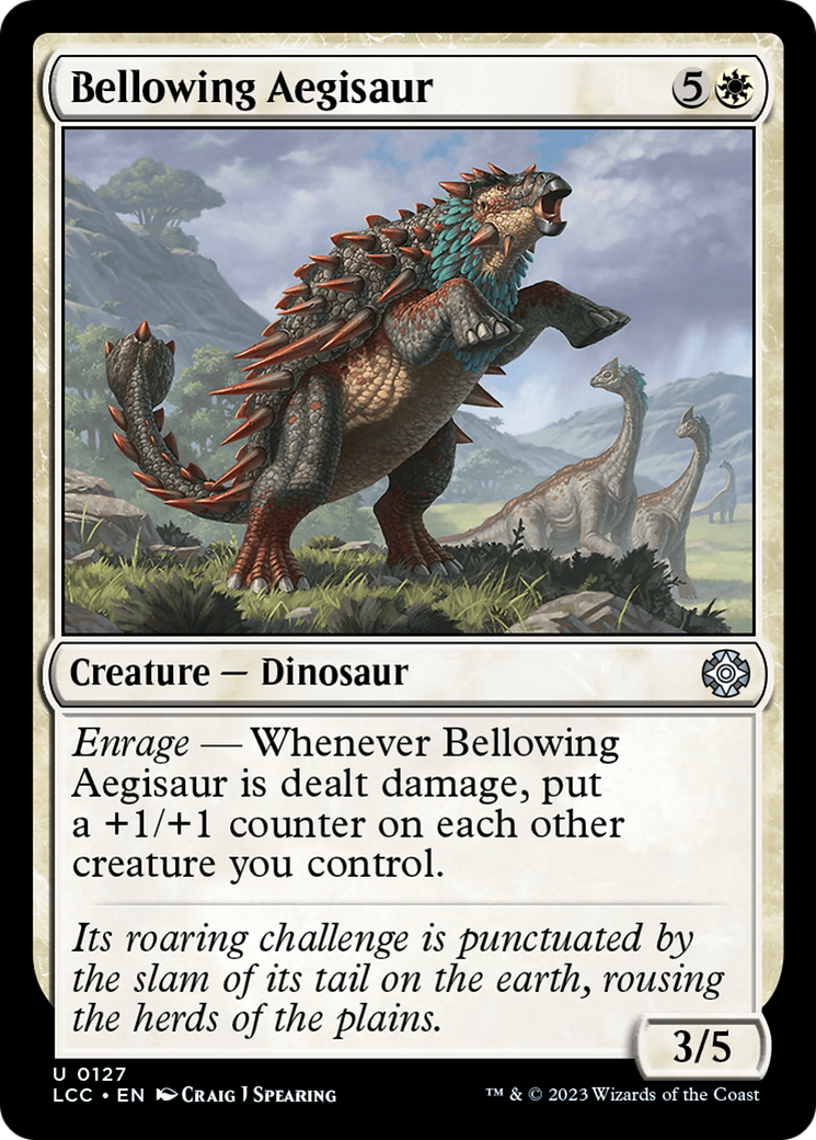 Bellowing Aegisaur [The Lost Caverns of Ixalan Commander] | Good Games Adelaide SA