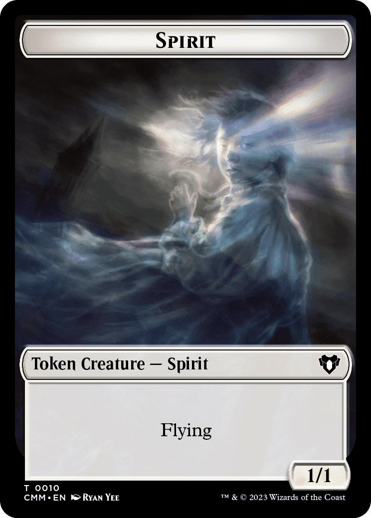 Spirit (0010) // Satyr Double-Sided Token [Commander Masters Tokens] | Good Games Adelaide SA