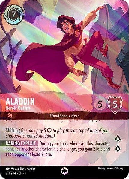 Aladdin - Heroic Outlaw (Enchanted) (211/204) [The First Chapter] | Good Games Adelaide SA